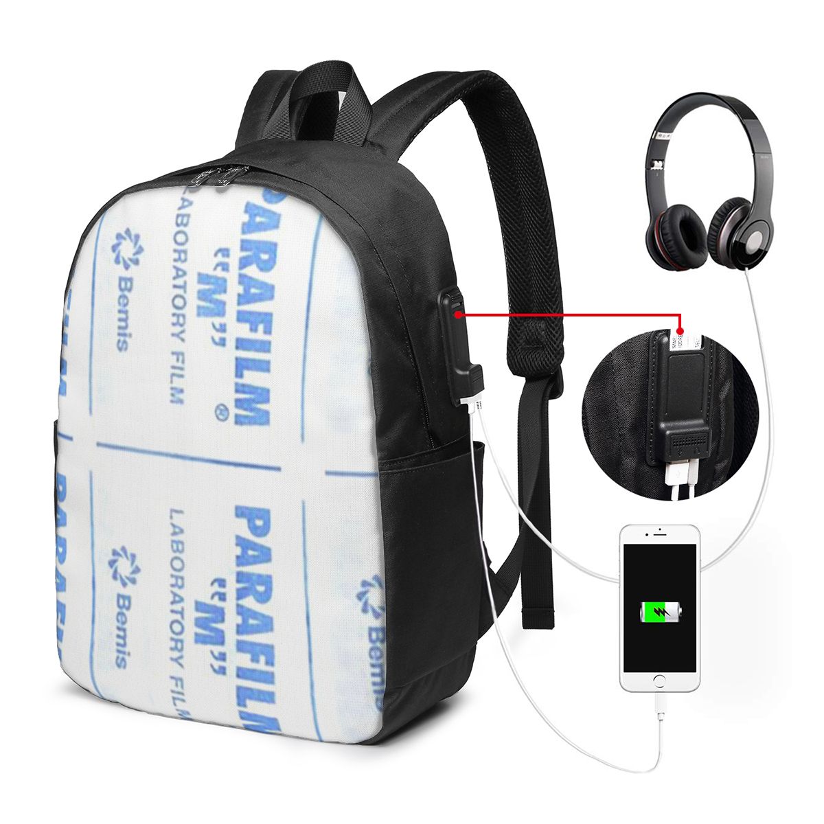 Womens Backpack - Parafilm Bir Hayat Kurtarıcı Sırt Çantası