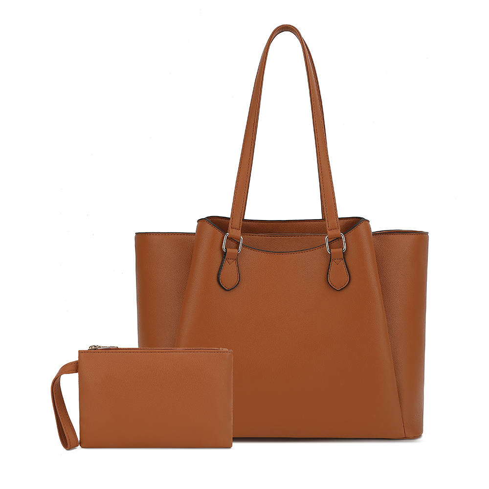 Women Bags With Laptop Compartment - Kadınlar için Tote Çanta, Büyük PU