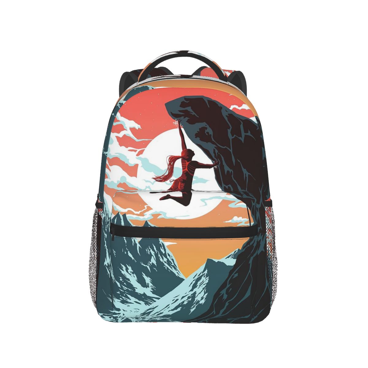 Women Bags Vector - Tırmanma Kızı Vektör Sanat Sırt Çantası