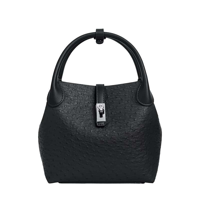 Women Hand Bags Sale - 2026 Yeni Şık Siyah Deri Kova