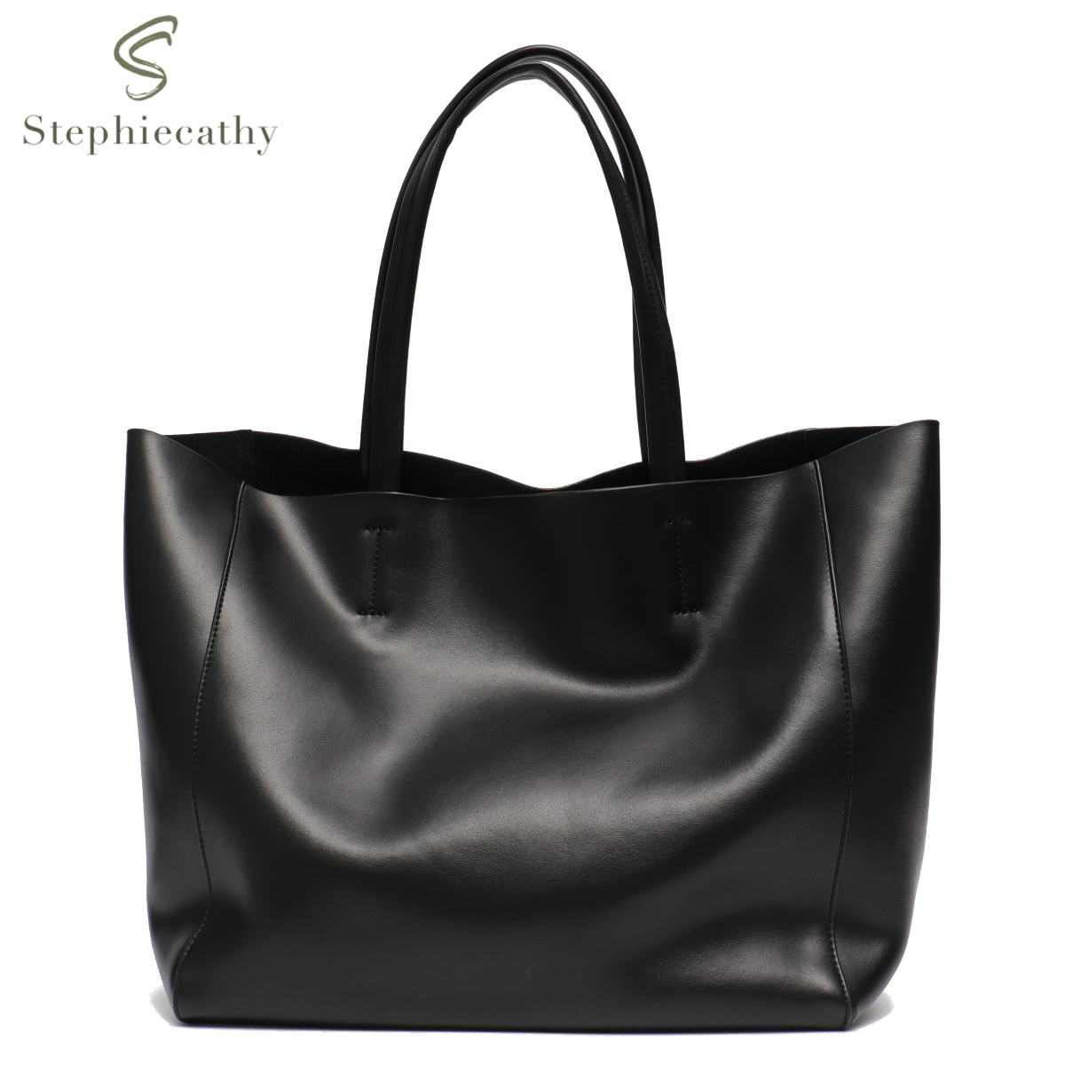 Women Bags Low Price - Klasik Gerçek Deri Kadın Tote Büyük