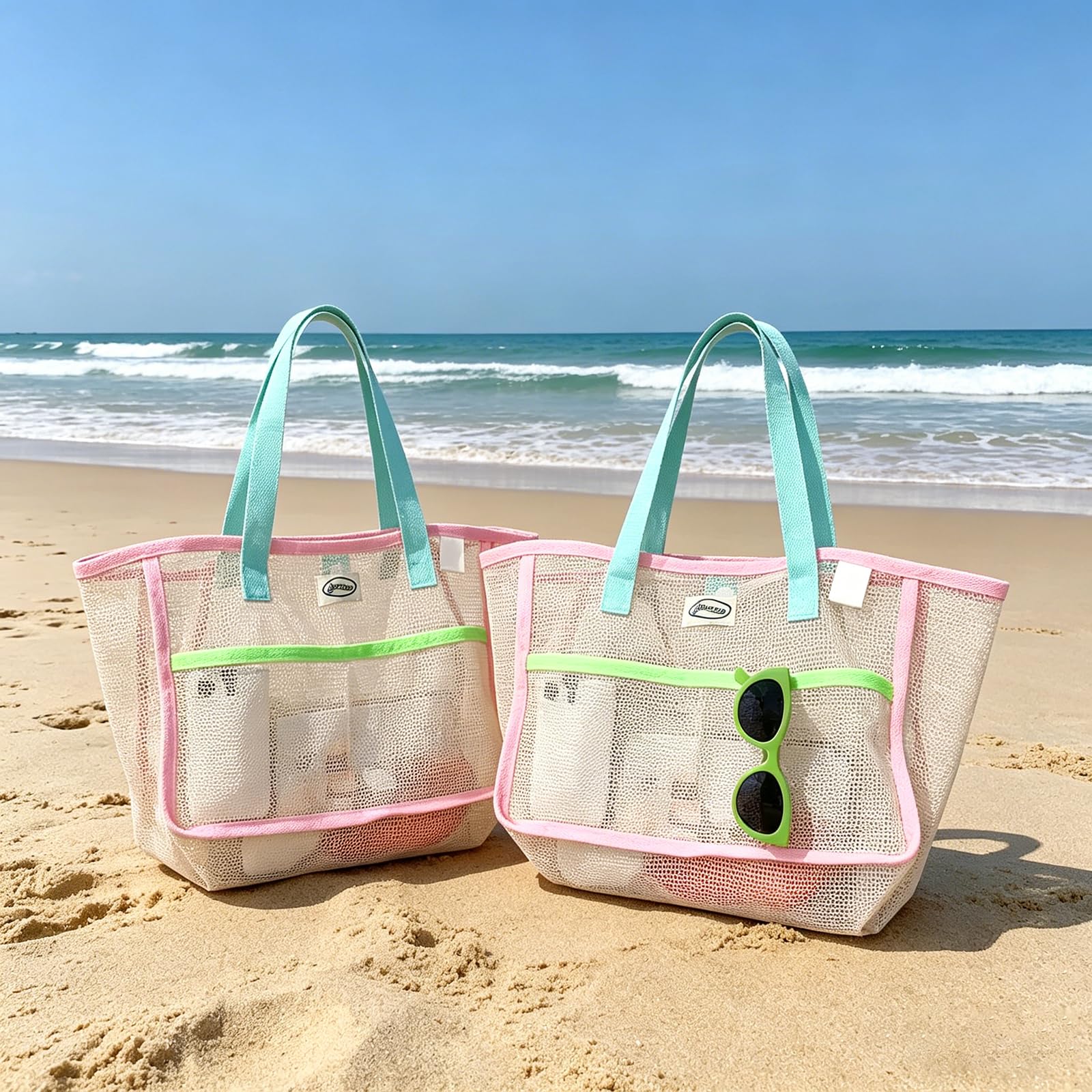 Women Bags Casual - Kadınlar için Plaj Çantaları Renkli Katlanabilir