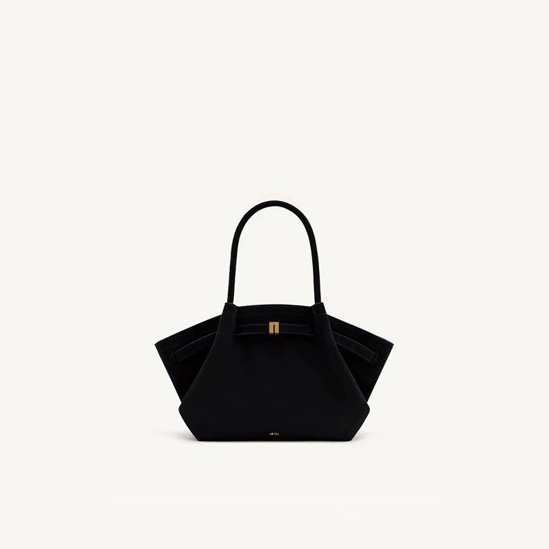 Women Bags Jw Pei - JW PEI Moda Siyah Vintage Süet