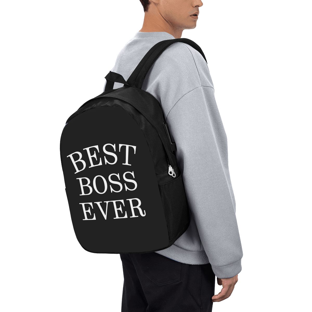 Womens Backpack - Lady Best Boss Ever Sırt Çantası