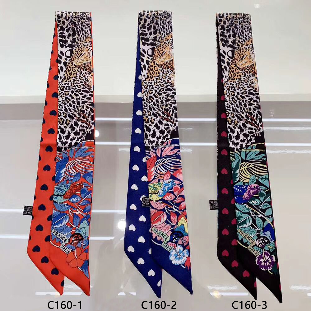 Women'S Bags Designer Brands - Marka leopar papağan kalp ipek eşarp