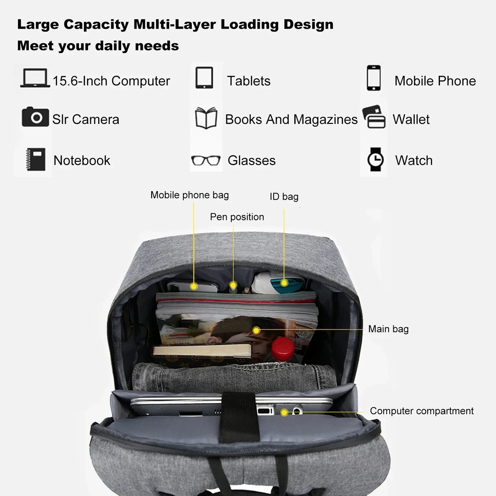 USB Bağlantı Noktalı 17 İnç La - Women Bags With Laptop Compartment incelemesi ve fiyatı