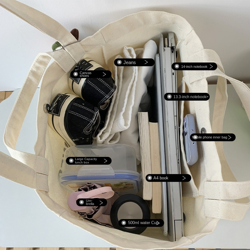 Mektup ins kanvas çanta öğrenc - Women Bags With Laptop Compartment incelemesi ve fiyatı