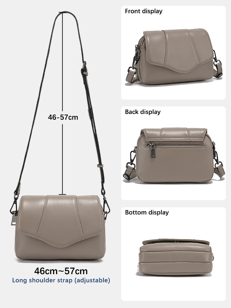 Zency Hakiki Dana Derisi Deri  - Women Bags Grey incelemesi ve fiyatı