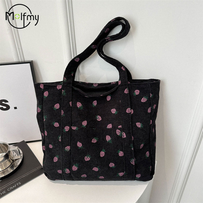 Kadife Çanta Çilek Plaj Çantas - Women Bags Low Price incelemesi ve fiyatı