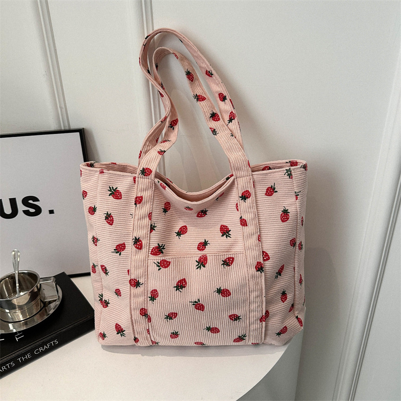 Kadife Çanta Çilek Plaj Çantas - Women Bags Low Price incelemesi ve fiyatı