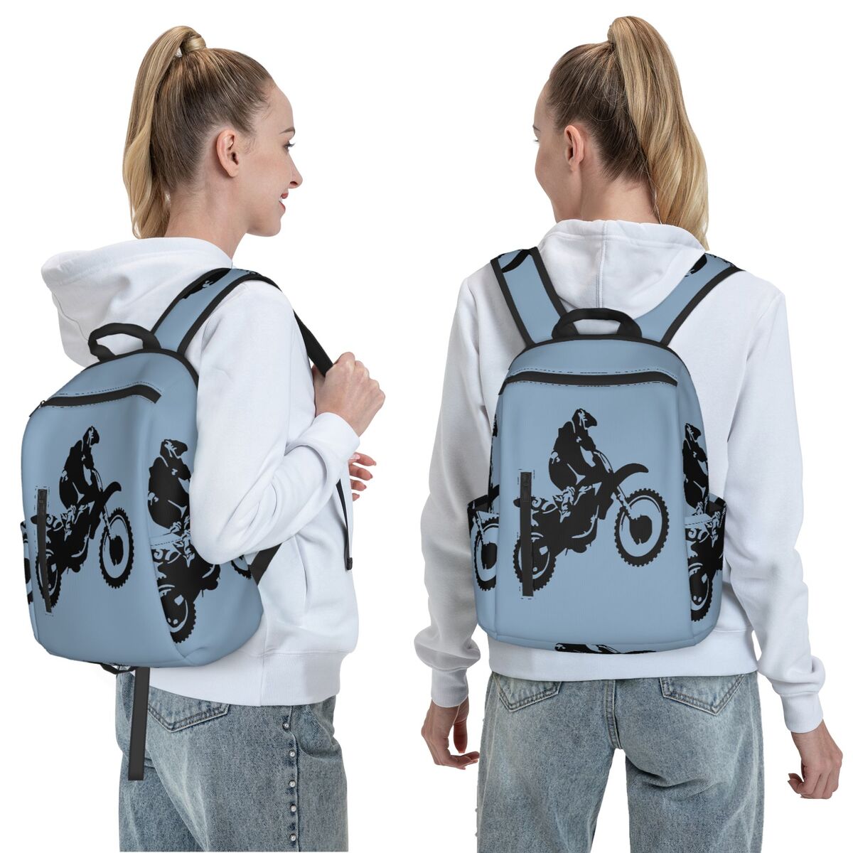 Moto X Dirt Bike Monotone Vekt - Women Bags Vector incelemesi ve fiyatı