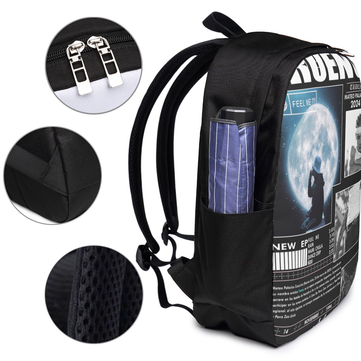 Komik Trueno Hip Hop Rapçi Sır - Womens Backpack incelemesi ve fiyatı