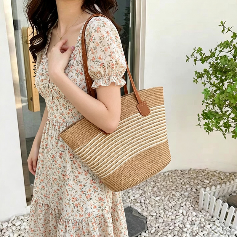 CLAREGQI Kadın Çizgili Hasır Ç - Women Bags Casual incelemesi ve fiyatı