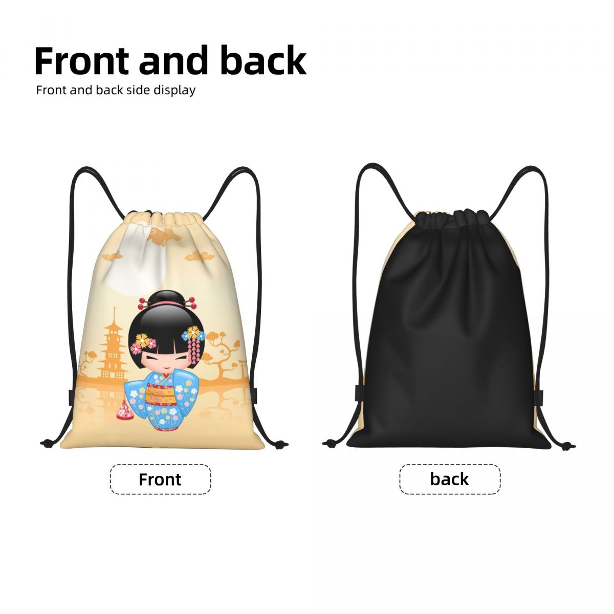 Japon Maiko Kokeshi Bebek İpli - Women Bags Vector incelemesi ve fiyatı