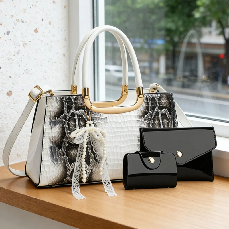 Kadın Çanta Seti, Timsah Desen - Women Bags For Party incelemesi ve fiyatı