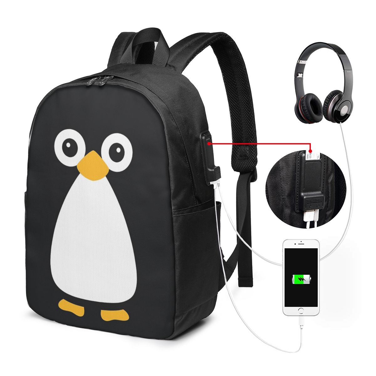 Sevimli Vektör Penguen Sırt Ça - Womens Backpack incelemesi ve fiyatı